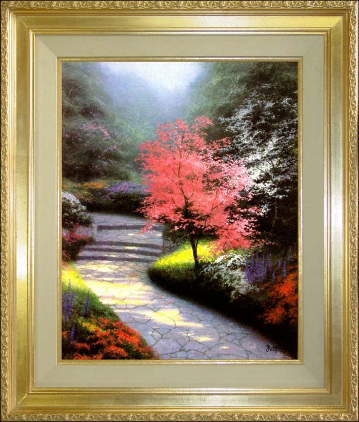 Afternoon Light Dogwood (Dogwood Gardens I)by Thomas Kinkade