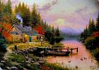 Photo of The End of a Perfect Day I by Thomas Kinkade