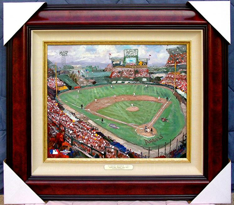 2002 WORLD SERIES - American League Champions (Anaheim Angels) by Thomas Kinkade