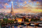 Photo of Paris City of Love by Thomas Kinkade