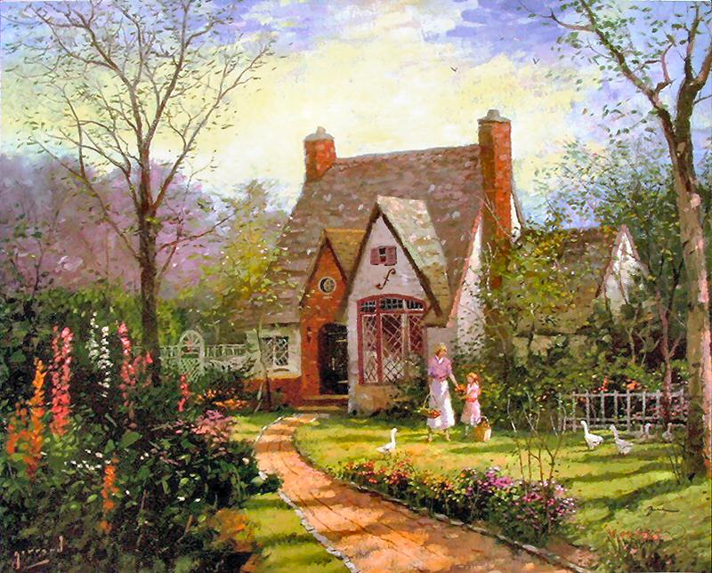 The Cottage by Thomas Kinkade/Robert Girrard