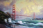 Photo of Golden Gate Bridge San Francisco by Thomas Kinkade