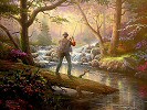 Photo of It Doesn't Get Much Better by Thomas Kinkade