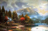 Photo of The End of a Perfect Day III by Thomas Kinkade