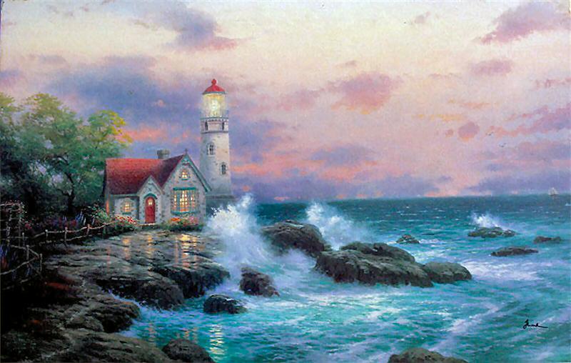 Beacon of Hope (Seaside Memories I) by Thomas Kinkade