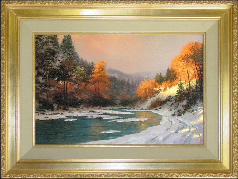 Autumn Snow by Thomas Kinkade