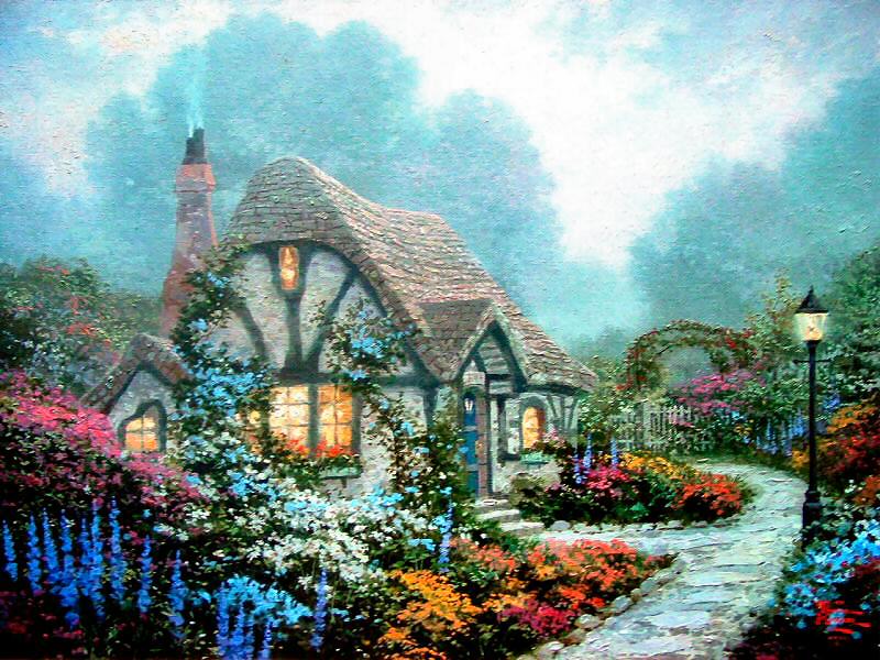 Chandler's Cottage by Thomas Kinkade