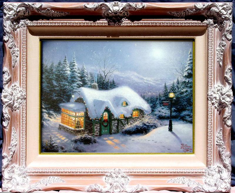 Silent Night (Christmas Cottage III) by Thomas Kinkade