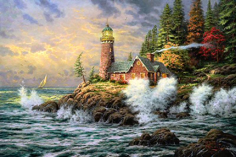 Courage (Life Values Collection II) by Thomas Kinkade