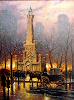 Photo of Chicago, Winter at the Water Tower by Thomas Kinkade