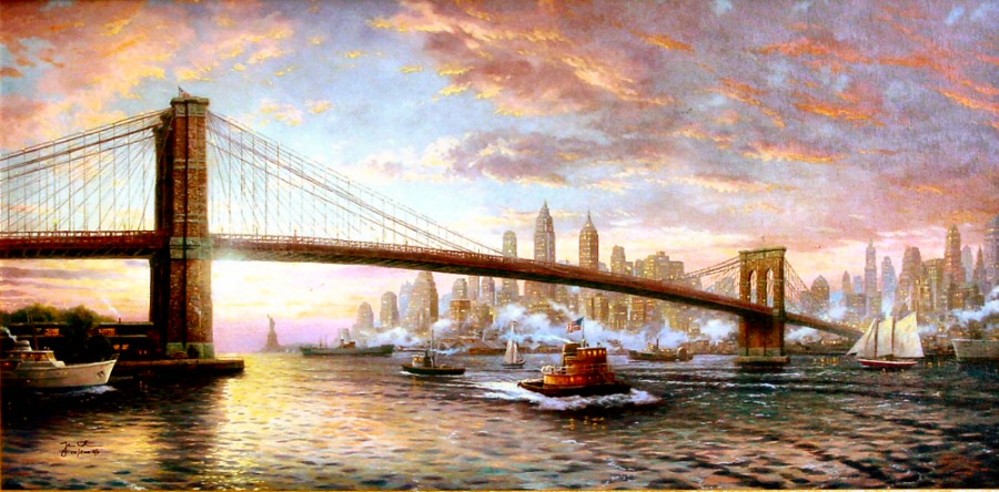 The Spirit of New York by Thomas Kinkade