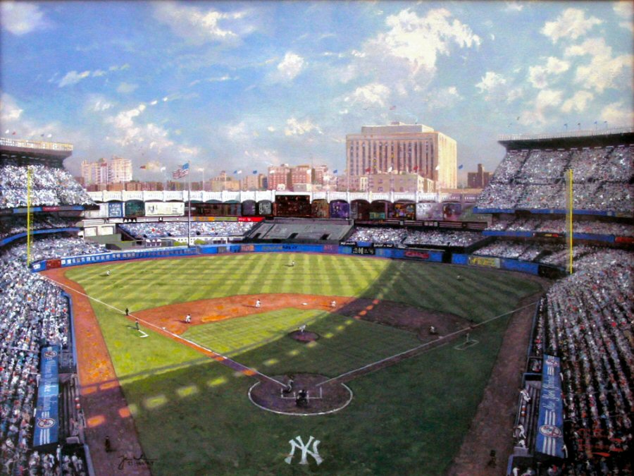 Yankee Stadium by Thomas Kinkade