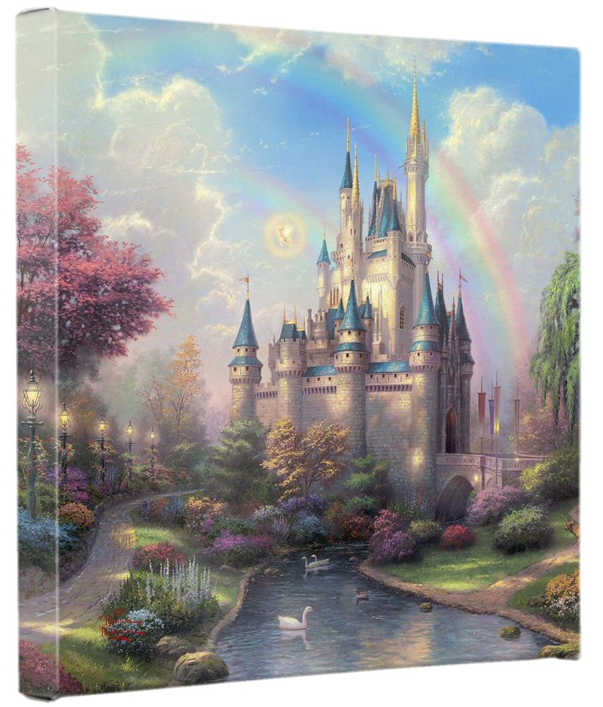 A New Day at the Cinderella Castle by Thomas Kinkade