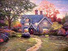 Photo of Gingerbread Cottage by Thomas Kinkade
