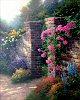 Photo of Rose Garden by Thomas Kinkade
