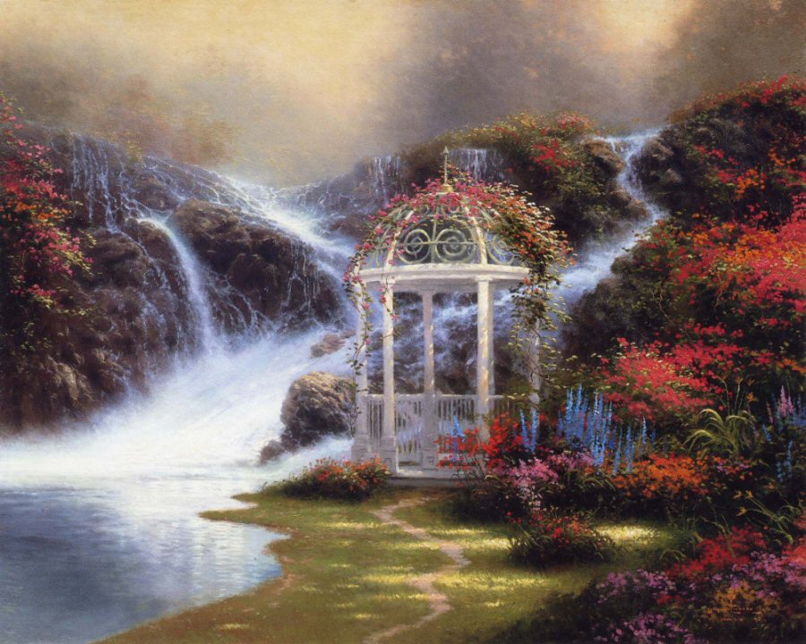 Hidden Arbor by Thomas Kinkade