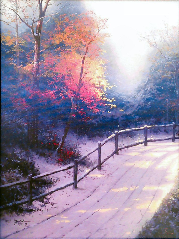 First Snow (Archive Collection) by Thomas Kinkade